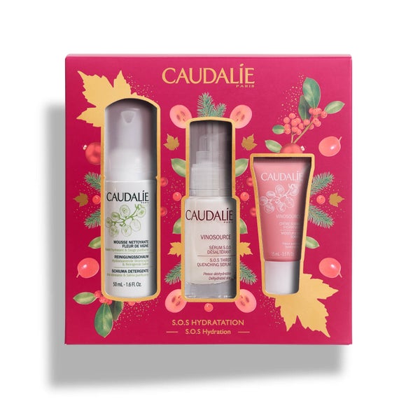 Caudalie Vinosource Serum Christmas Set S.O.S Hydration (Worth £45.00)