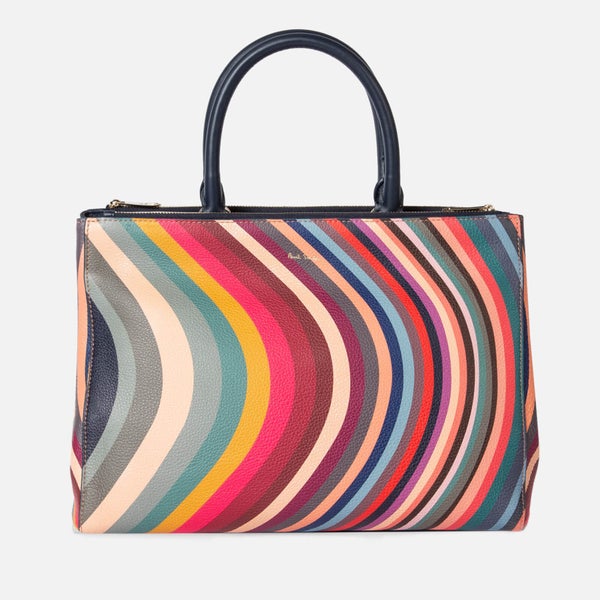 Paul Smith Women's Swirl Double Zip Tote Bag - Multi