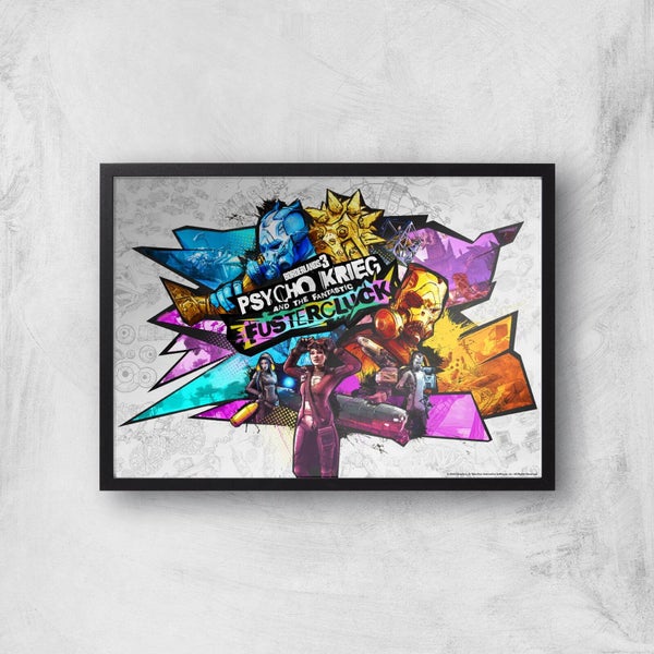 Borderlands 3 Fustercluck Giclee Art Print