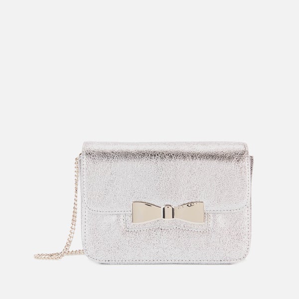 Ted Baker Women's Octavi Slotted Bow Cross Body Bag - Silver
