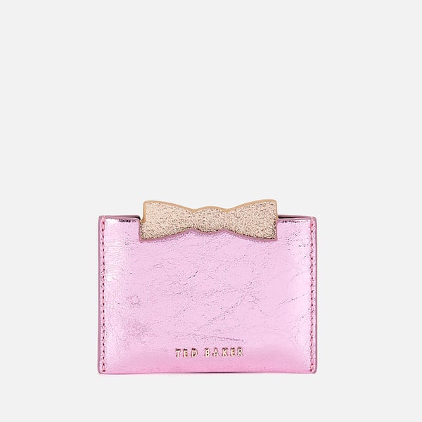 Ted Baker Women's Mellan Slotted Bow Pull Out Mirror Card Holder - Pink