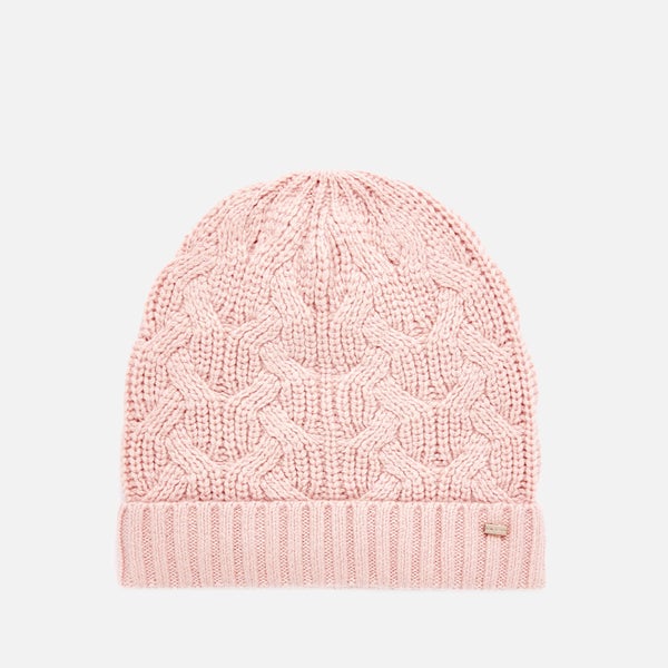 Ted Baker Women's Natiyya Knitted Cable Hat - Light Pink