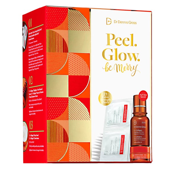 Dr Dennis Gross Skincare Peel. Glow. Be Merry. Kit