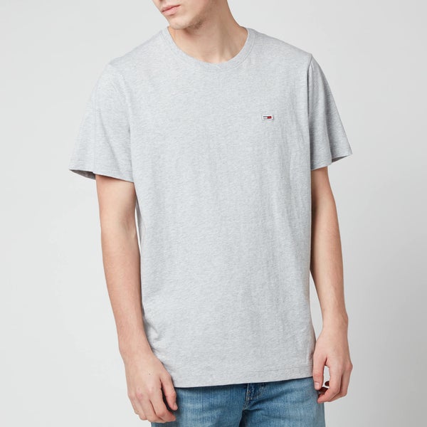 Tommy Jeans Men's Classic Jersey T-Shirt - Light Grey Heather - S