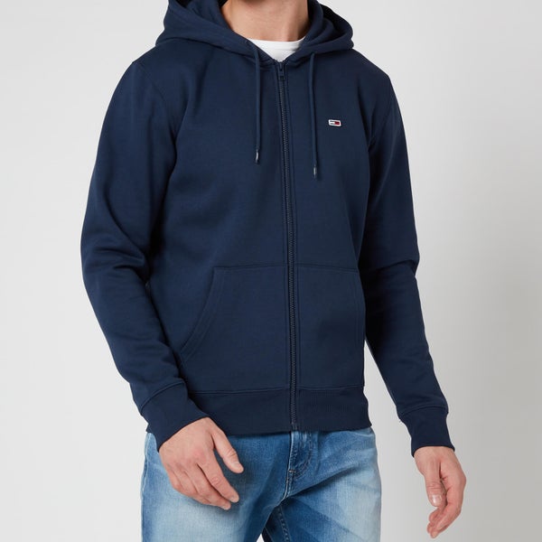 Tommy Jeans Men's Regular Fleece Zip Hoodie - Twilight Navy - S