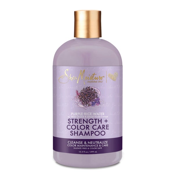 SheaMoisture Purple Rice Water Strength and Colour Care Shampoo 399ml