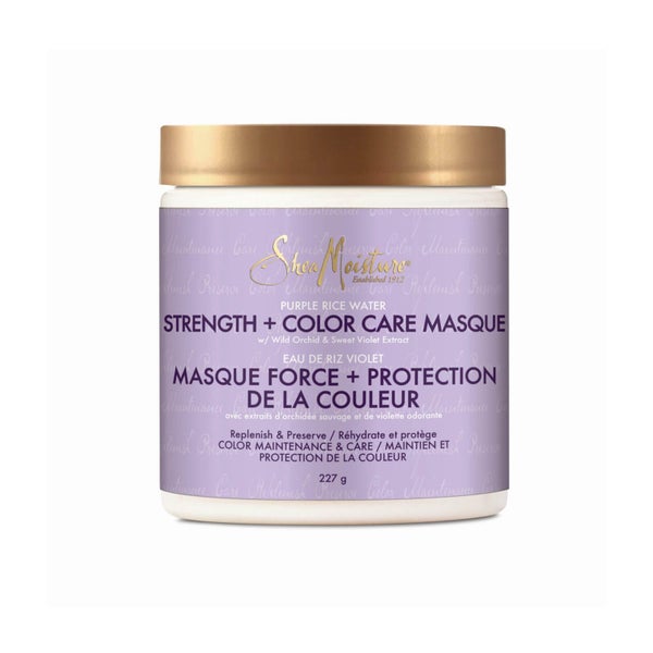 SheaMoisture Purple Rice Water Strength and Colour Care Masque 227g