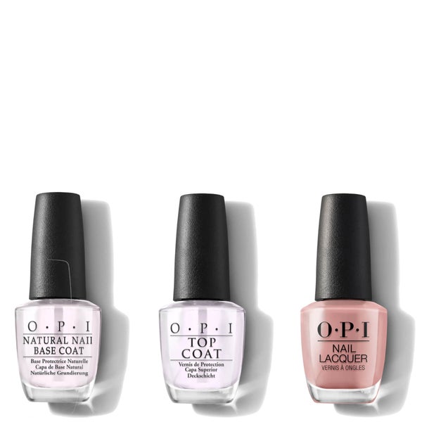 OPI Nail Lacquer Barefoot in Barcelona At-Home Manicure Bundle