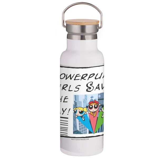 Powerpuff Girls Save The Day Portable Insulated Water Bottle - White