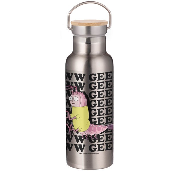 Rick & Morty Aww Geez Portable Insulated Water Bottle - Steel