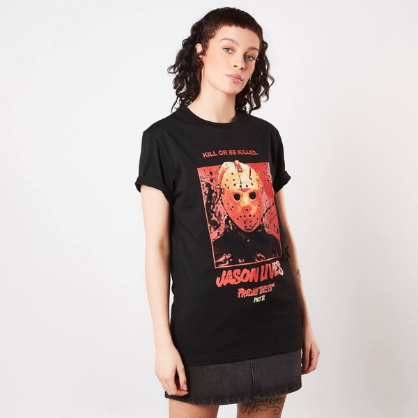 Friday 13th Jason Lives Femme T-Shirt - Noir