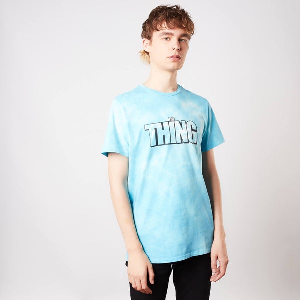 The Thing Man Is The Warmest Place To Hide Unisexe T-Shirt - Turquoise Teinture