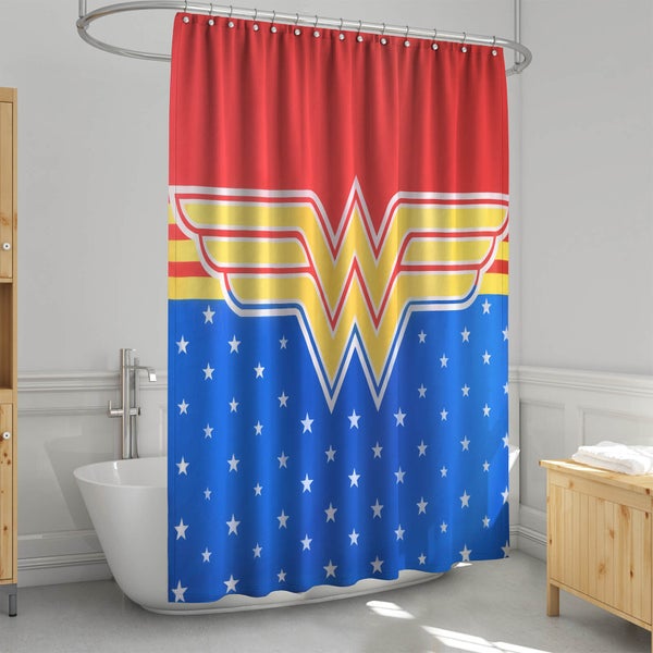 Exclusive DC Wonder Woman Classic Shower Curtain
