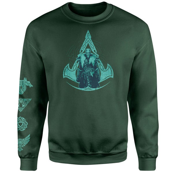Assassins Creed Character Icon Sweatshirt - Forest Green