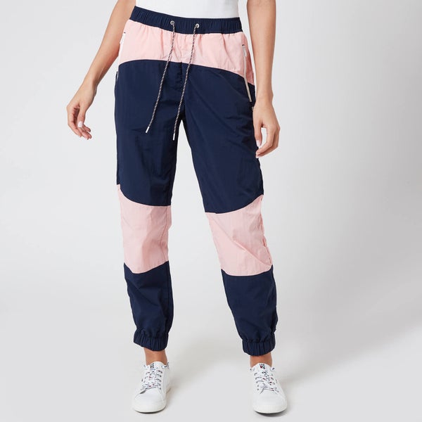 Tommy Jeans Women's TJW Colorblock Joggers - Black Iris/Pink Icing