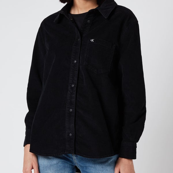 Calvin Klein Jeans Women's Corduroy Shacket - CK Black