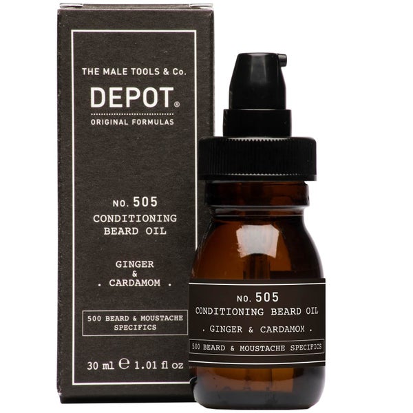 Depot No.505 Ginger and Cardamom Conditioning Beard Oil 30ml