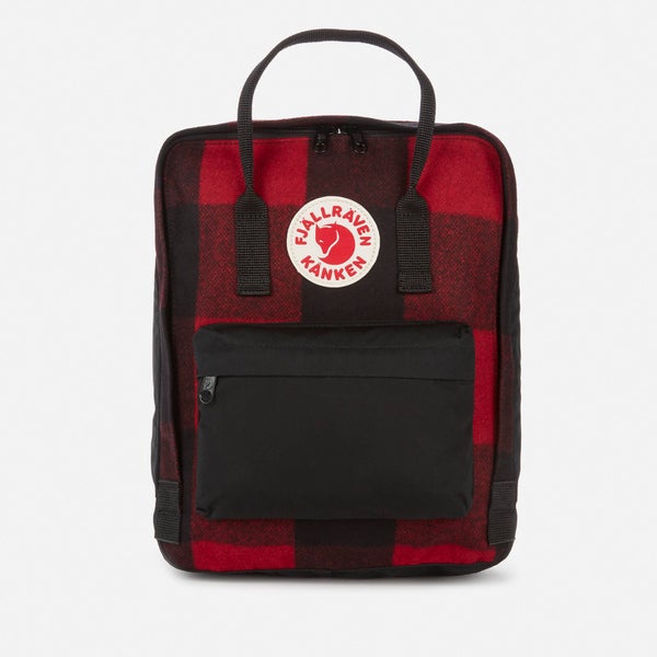 Fjallraven Women's Kanken Re-Wool Backpack - Red/Black
