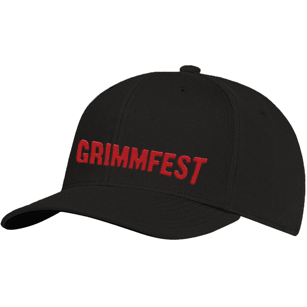 Grimmfest Font Logo Embroidered Cap