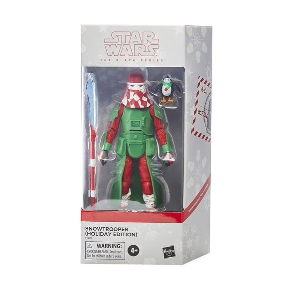 Hasbro Star Wars The Black Series Snowtrooper (Holiday Edition) and Porg 6-Inch Scale Action Figure