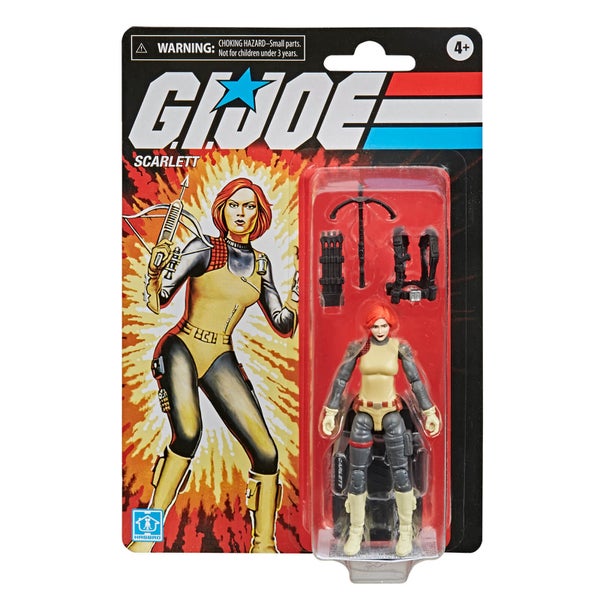 Hasbro G.I. Joe Retro Collection Scarlett 3.75-Inch Scale Collectible Action Figure