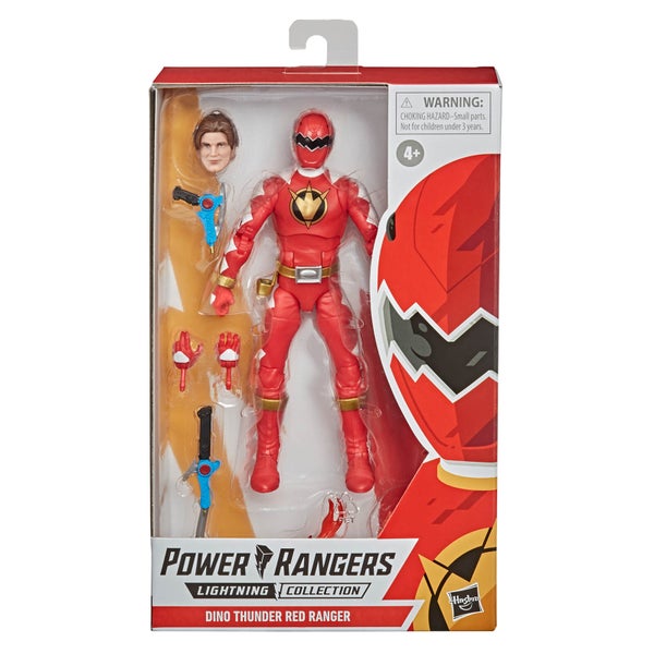 Hasbro Power Rangers Lightning Collection Dino Thunder Red Ranger 6-Inch Premium Collectible Action Figure