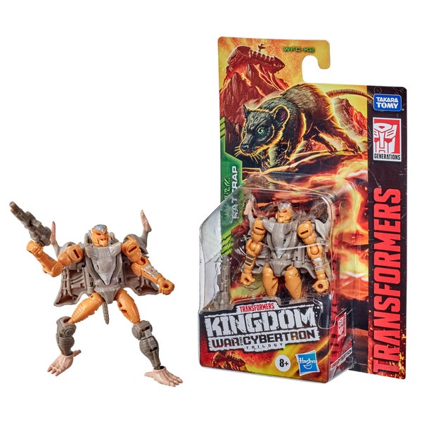 Hasbro Transformers Generations Guerre pour Cybertron : Kingdom Core Class WFC - Figurine articulée K2 Rattrap