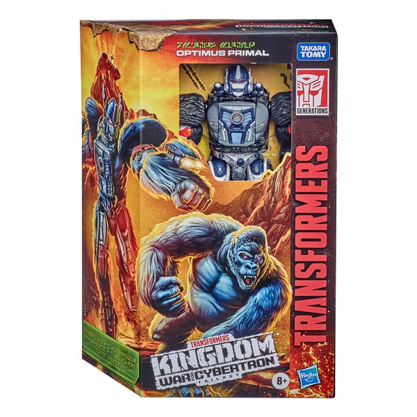 Hasbro Transformers Generations War for Cybertron: Kingdom Voyager WFC-K8 Optimus Primal Action Figure