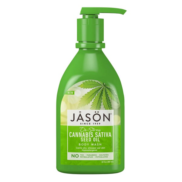 JASON Cannabis Body Wash with Pump 887ml