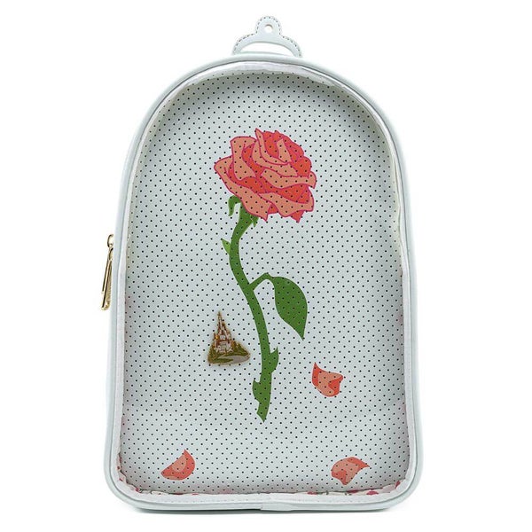 Loungefly Disney Beauty and The Beast Pin Collector Convertible Backpack