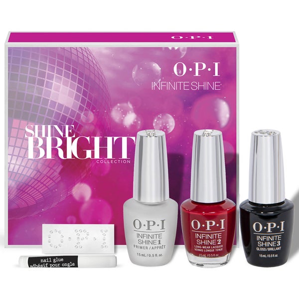 OPI Shine Bright Collection Infinite Shine Gift Set 3 x 15ml