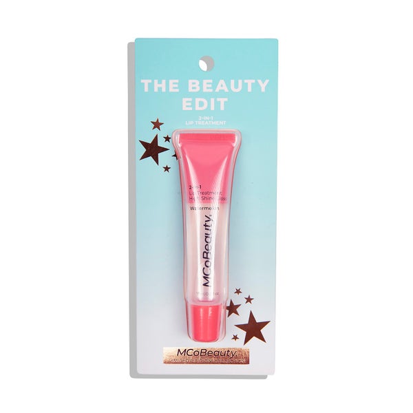 MCoBeauty The Beauty Edit 2-in-1 Lip Treatment & High Shine Gloss - Watermelon