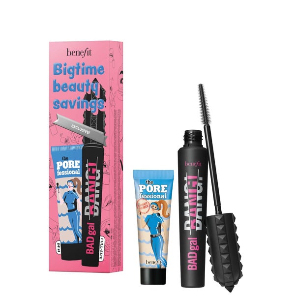 benefit Bigtime Beauty Savings Face Primer and Volumising Mascara Kit (Worth £34.50)