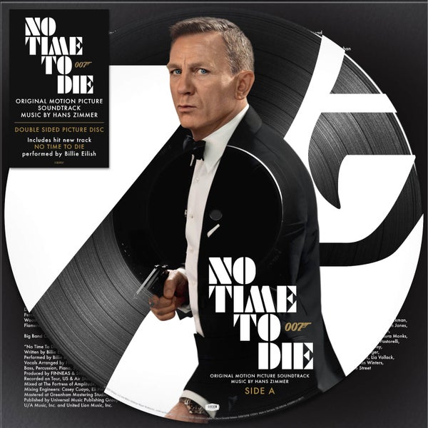 James Bond - No Time To Die Soundtrack Limited Edition Picture Disc Vinyl