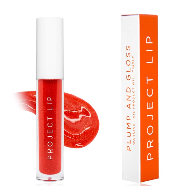 Project Lip XL Plump and Collagen Lip Gloss - Flame