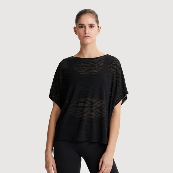 Varley Women's Almo T-Shirt - Zebra Sheer