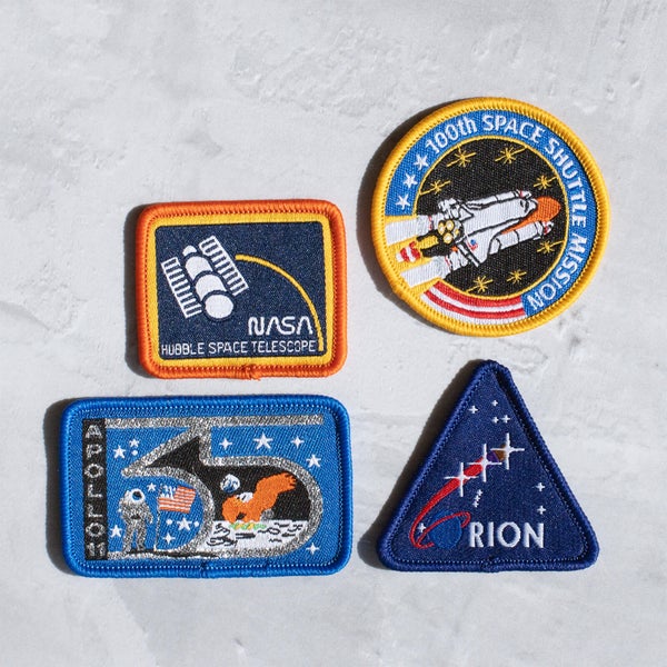 Set de patchs thermocollants NASA
