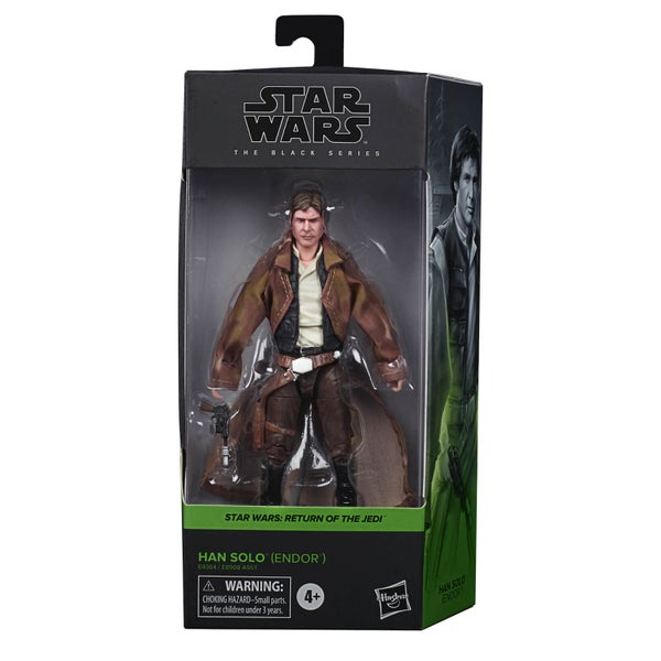 Hasbro Star Wars The Black Series Figurine articulée Han Solo (Endor)