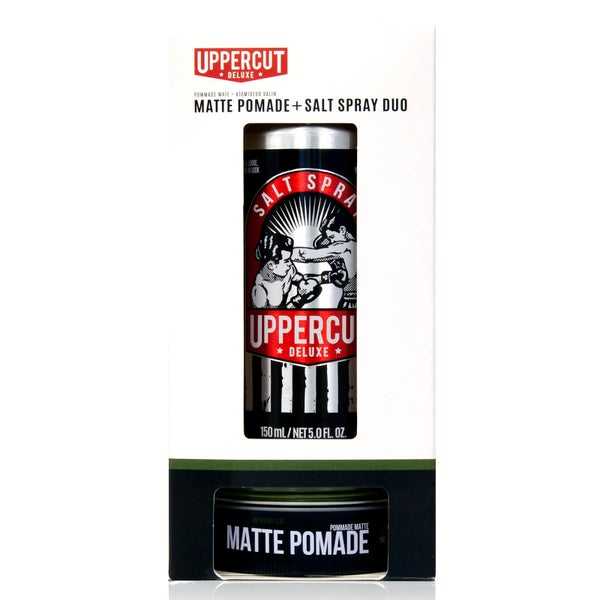 Uppercut Deluxe Matte Pomade and Salt Spray Duo