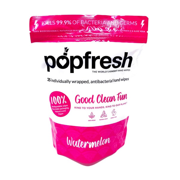 Popband London Popfresh Watermelon Sanitizing Wipes 25g