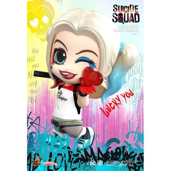 Hot Toys Cosbaby DC Comics Suicide Squad - Harley Quinn (Mallet Version) Figur