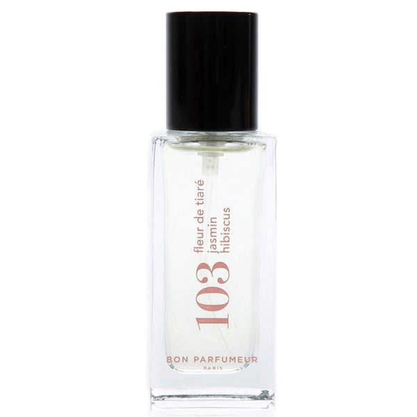 Bon Parfumeur 103 Tiare Flower Jasmine Hibiscus Eau de Parfum - 15ml