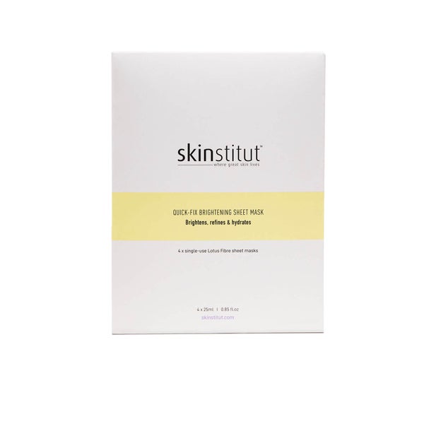Skinstitut Quick-Fix Brightening Sheet Mask 4 x 25ml