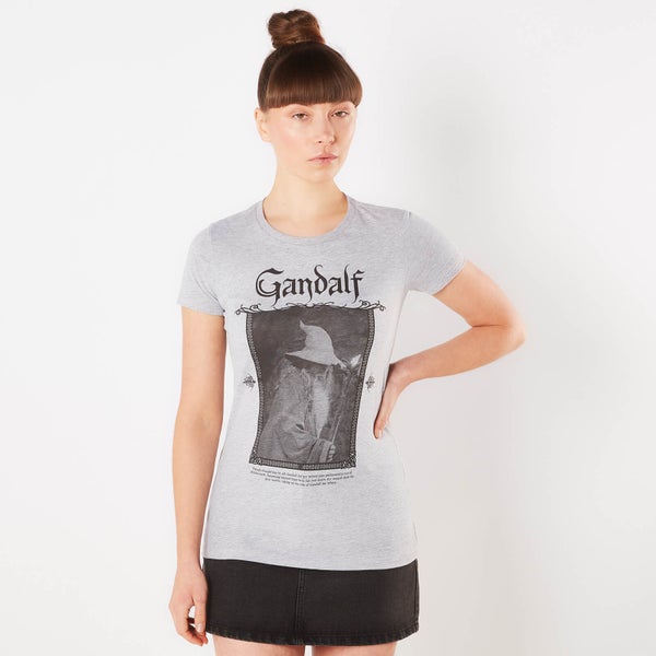 Lord Of The Rings Gandalf Women's T-Shirt - Grey