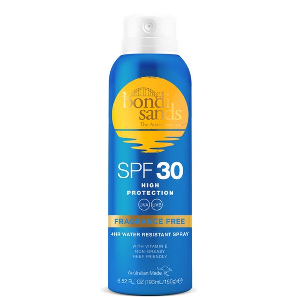 Bondi Sands SPF30 Aerosol Fragrance Free Mist Spray 160 g