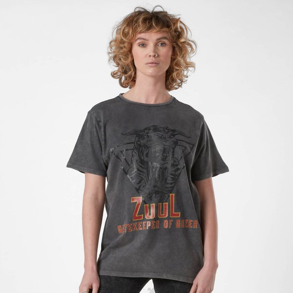 Ghostbusters Zuul Gatekeeper Of Gozer T-shirt unisexe - Noir Acid Wash