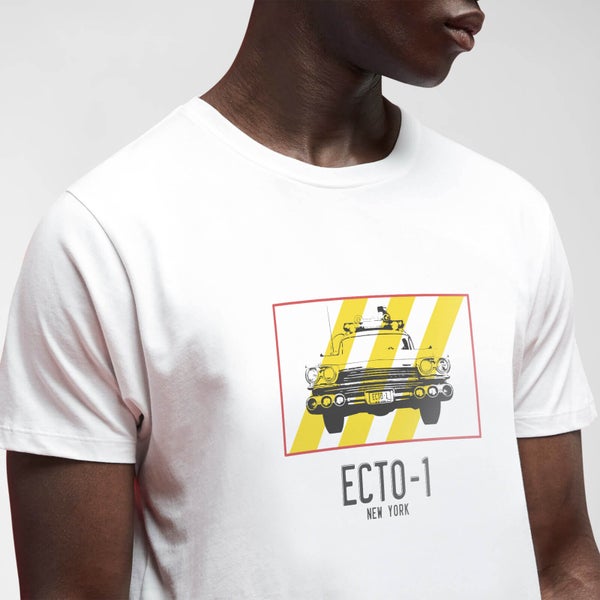 Ghostbusters Ecto-1 Men's T-Shirt - Wit
