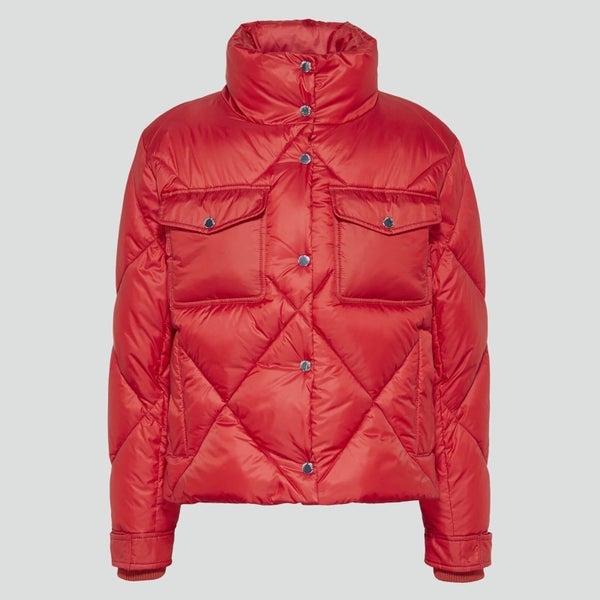 Tommy Jeans Women's Tjw Diamond Quilted Jacket - Wine Red