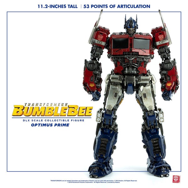 ThreeZero Transformers : Bumblebee DLX Figurine de Collection - Optimus Prime