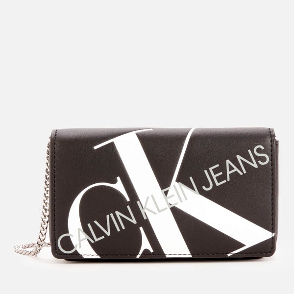 Calvin Klein Jeans Women's Logo Phone Cross Body Bag - Black